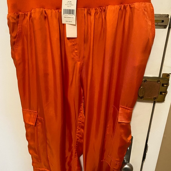 Cinq a Sept Tous Les Jores Giles satin jogger highwasted pant - Picture 5 of 5